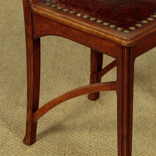 SET OF SIX ART NOUVEAU DINING CHAIRS C1900 - ADDITIONAL PHOTO 11
