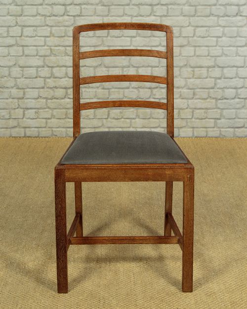 SET OF FOUR HEALS LIMED OAK DINING CHAIRS C1930 - ADDITIONAL PHOTO 2