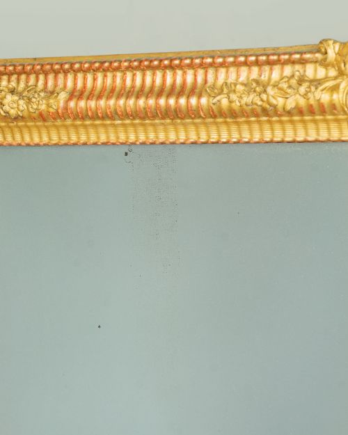 FRENCH GILTWOOD WALL MIRROR C1890 - ADDITIONAL PHOTO 4