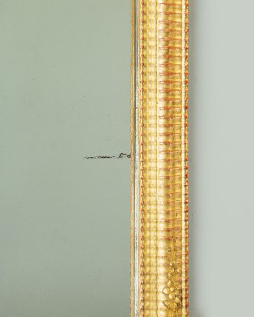 FRENCH GILTWOOD WALL MIRROR C1890 - ADDITIONAL PHOTO 5