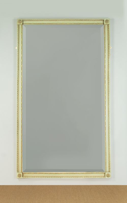 VERY LARGE HABERDASHERY SHOP MIRROR C1910