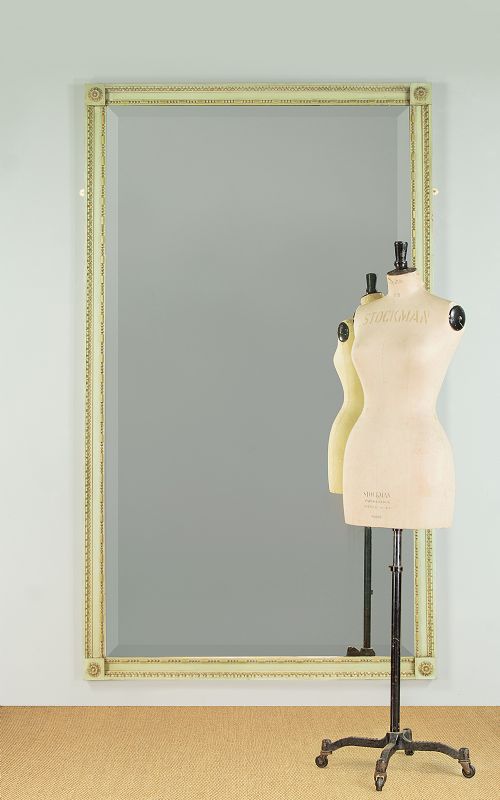 VERY LARGE HABERDASHERY SHOP MIRROR C1910 - ADDITIONAL PHOTO 1