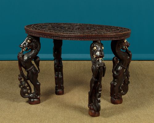 ANGLO INDIAN COFFEE TABLE C1900