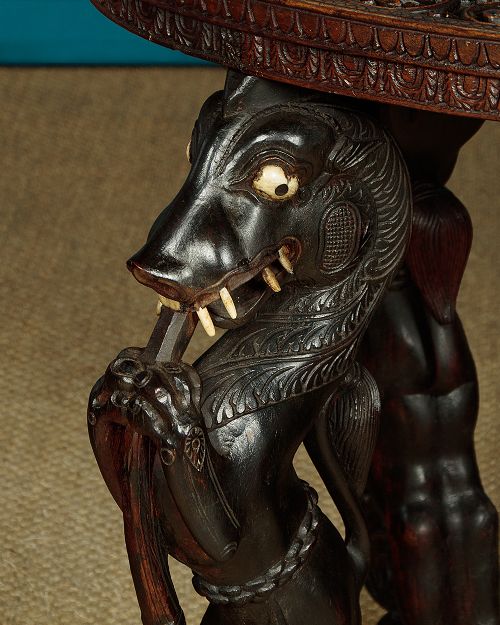 ANGLO INDIAN COFFEE TABLE C1900 - ADDITIONAL PHOTO 5