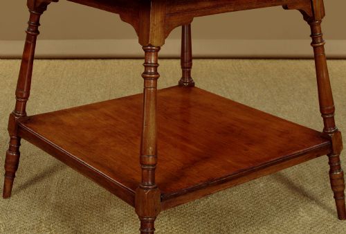 LOW ARTS CRAFTS SIDE TABLE C1900 - ADDITIONAL PHOTO 5