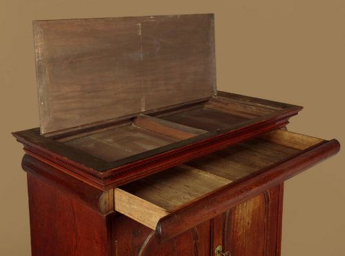18THC OAK CABINET ON CHEST C1720 - ADDITIONAL PHOTO 4