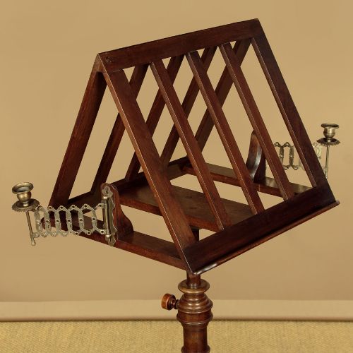 ADJUSTABLE DUET MUSIC STAND OR LECTERN C1900 - ADDITIONAL PHOTO 3