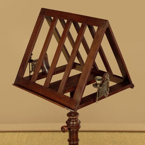 ADJUSTABLE DUET MUSIC STAND OR LECTERN C1900 - ADDITIONAL PHOTO 4