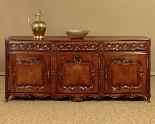 FRENCH OAK DRESSER BASE C1780 - ADDITIONAL PHOTO 1
