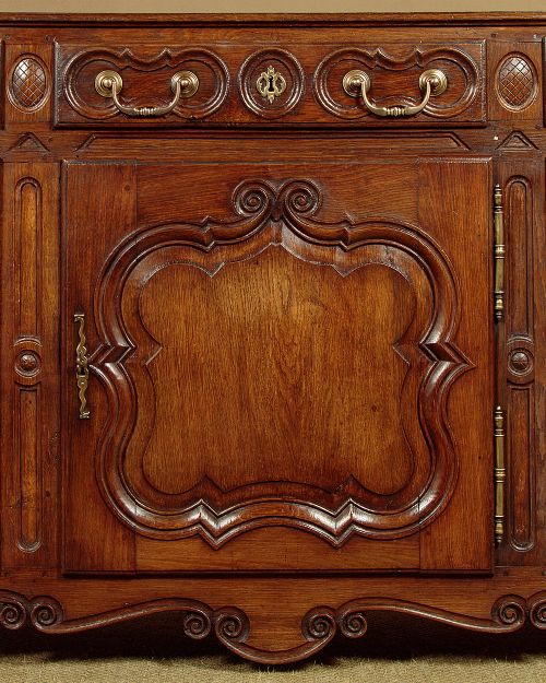 FRENCH OAK DRESSER BASE C1780 - ADDITIONAL PHOTO 6