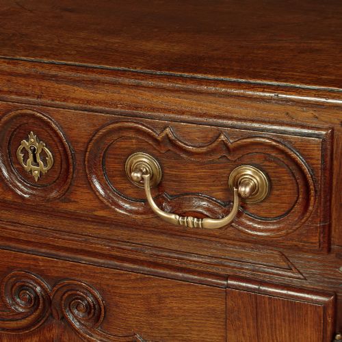 FRENCH OAK DRESSER BASE C1780 - ADDITIONAL PHOTO 7