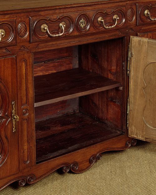 FRENCH OAK DRESSER BASE C1780 - ADDITIONAL PHOTO 8