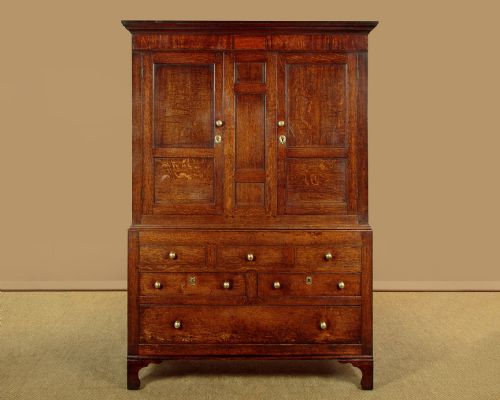 Welsh Oak Tack Cupboard C.1820
