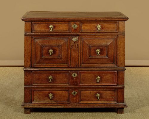 Charles II Oak Chest of Drawers C.1680