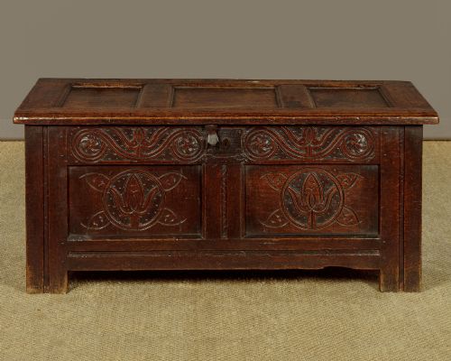 Small Oak Coffer C.1700