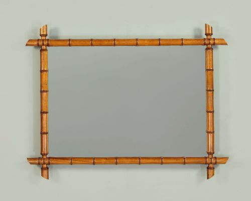 Faux Bamboo Mirror C.1890