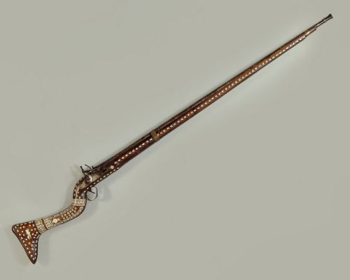 Bone Inlaid Afghani Jezail Wall Piece