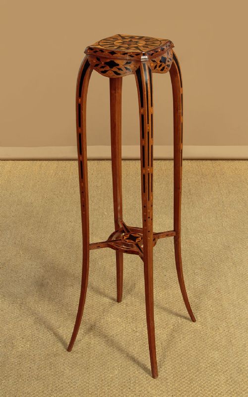 Specimen Wood Plant Stand or Torchere c.1900
