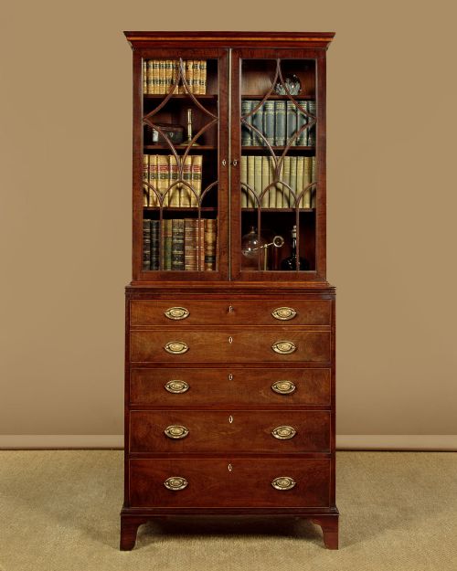 Small Secretaire Bureau Bookcase C.1830