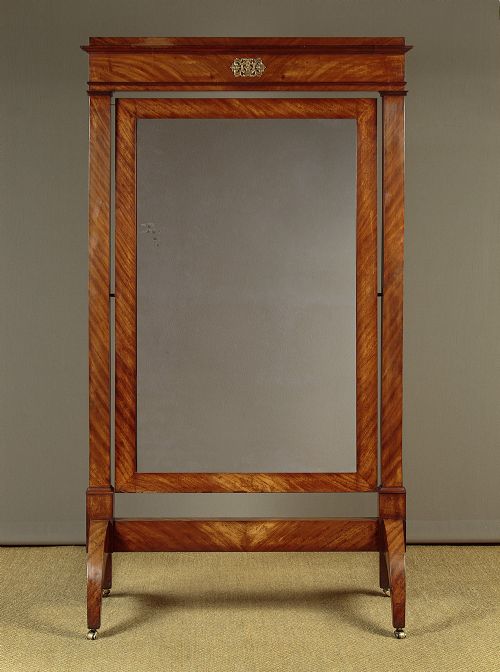 Mahogany Cheval Mirror C.1840