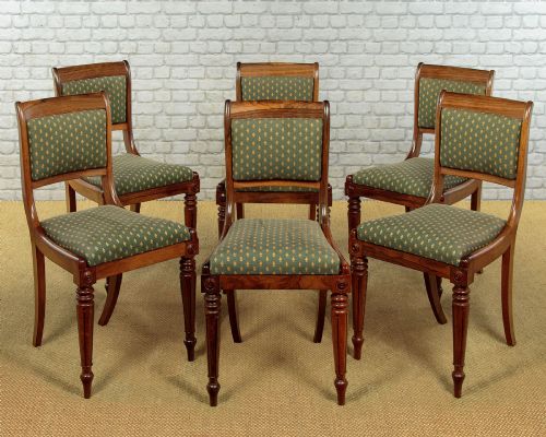 Set of Six Rosewood Dining Chairs C.1830