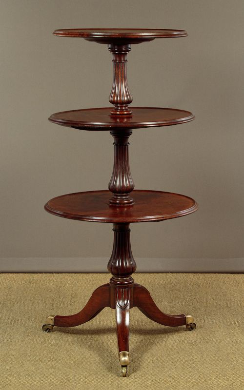 Three Tier Mahogany Dumb Waiter C.1835