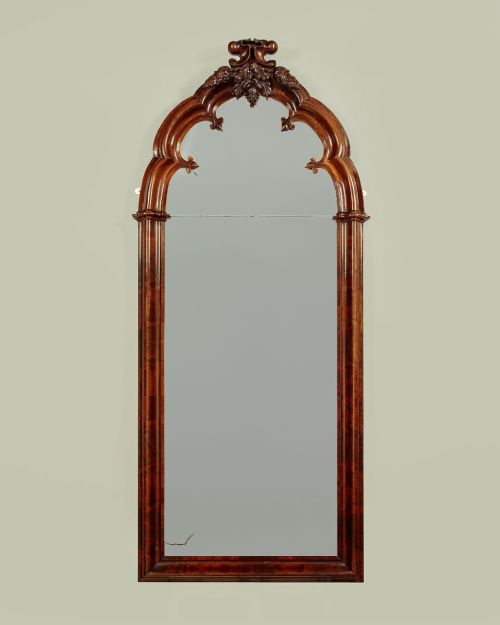 Tall Gothic Pier Mirror C.1830