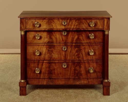 Small Empire Style Mahogany Chest of Drawers c.1820