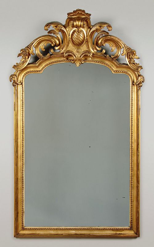 Gilt Pier Glass or Overmantle Mirror C.1890