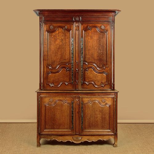 Tall 18th.c. French Oak Housekeeper's Cupboard C.1770