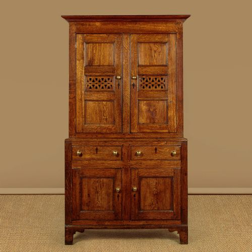 Welsh Oak Bread & Cheese Cupboard C.1820