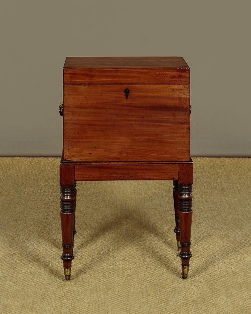 Georgian Mahogany Wine Cooler c.1820 View III