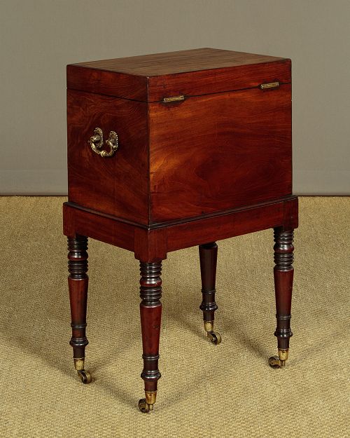 Georgian Mahogany Wine Cooler c.1820 View XI