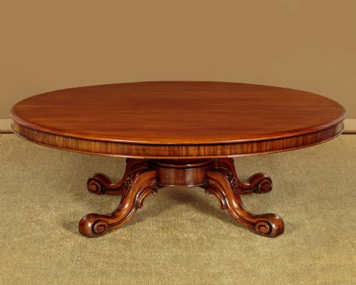 Large Mahogany Coffee Table c.1860