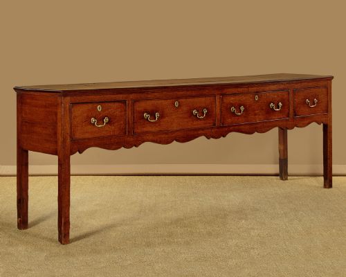 Eight Feet Long Oak Dresser Base c.1790