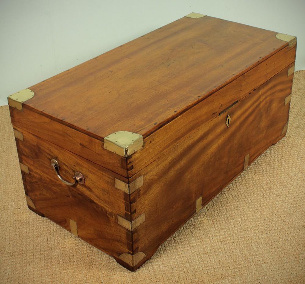 Late 19th.c. Camphorwood Campaign Chest.