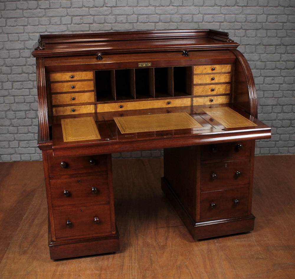 Mid 19th.c. Cylinder Desk. 
