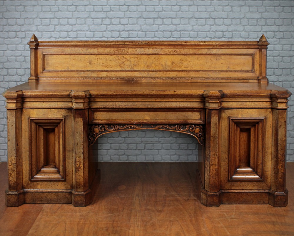 Pollard Oak Pedestal Sideboard c.1850. 