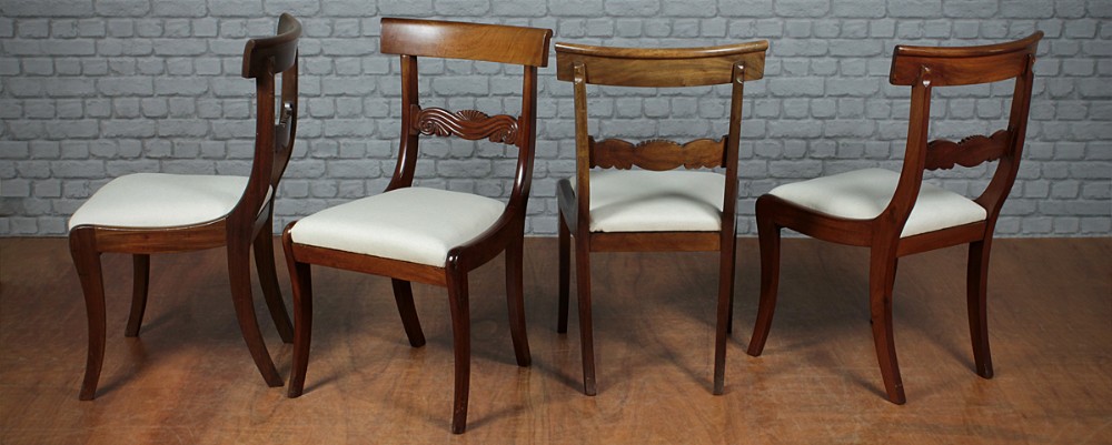 William IV Mahogany Dining Chairs c.1830.