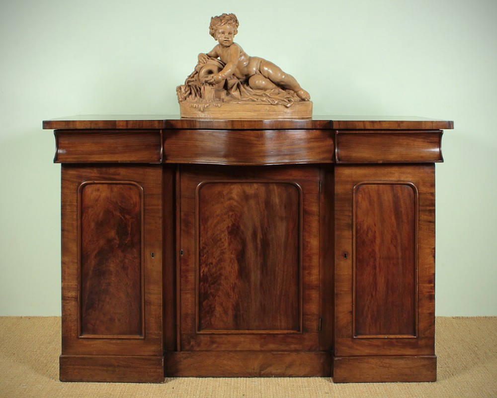 Three Door Mahogany Chiffonier c.1860.