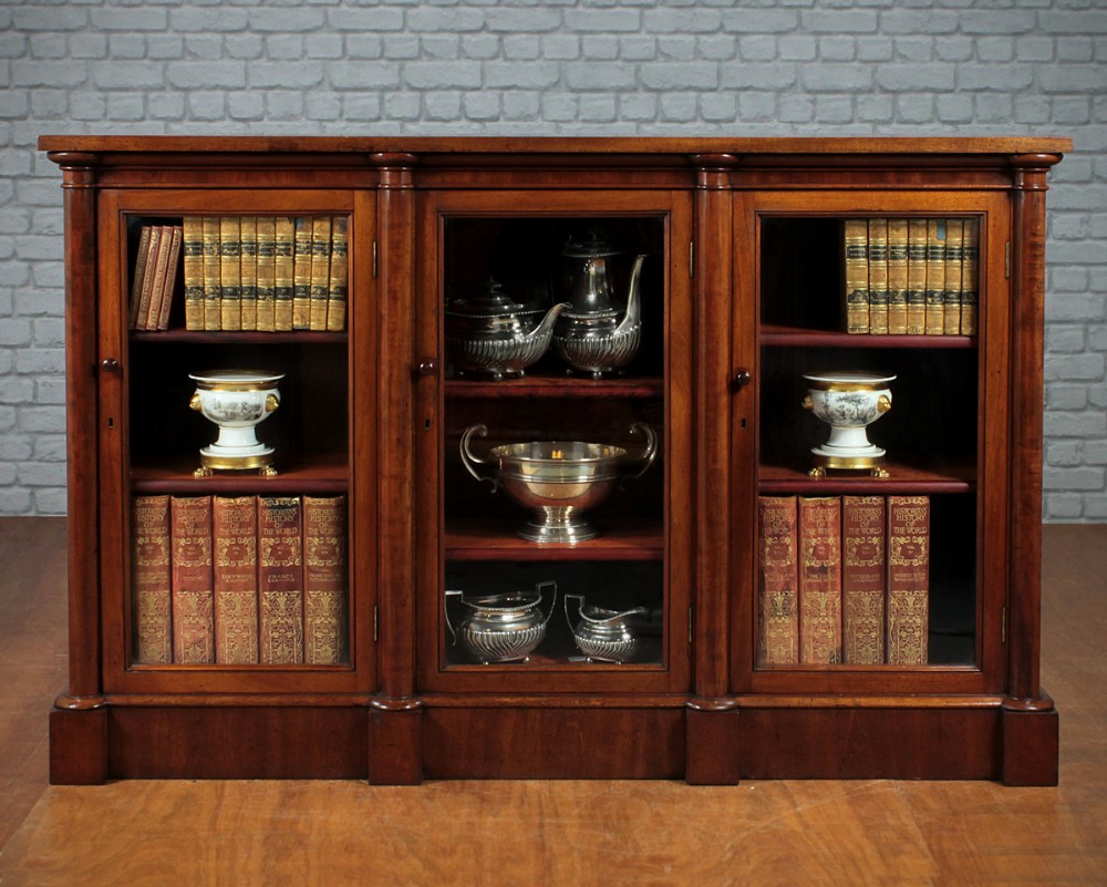Mahogany Three Door Side Cabinet c.1860.