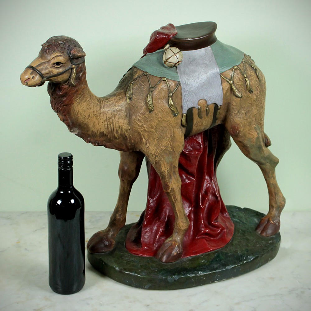 Large Painted Model of a Camel c.1900.