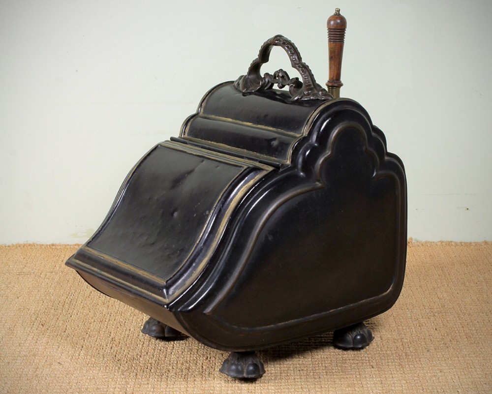 Toleware Fireside Box c.1870.