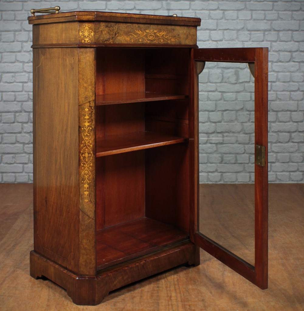 Small Walnut Side Cabinet c.1880.