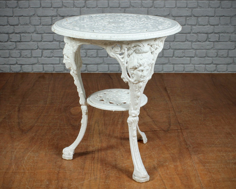 Victorian Cast Iron Garden Table c.1890.