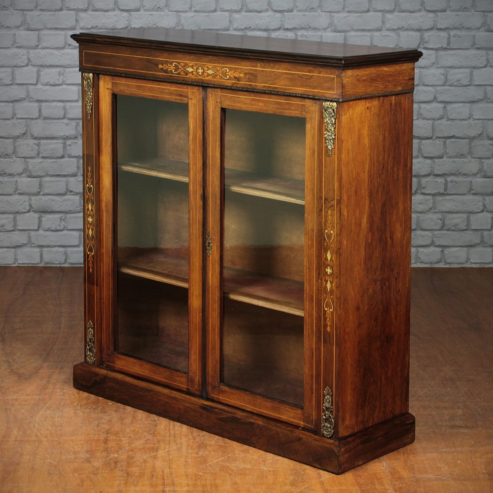 Inlaid Rosewood Side Cabinet c.1880.