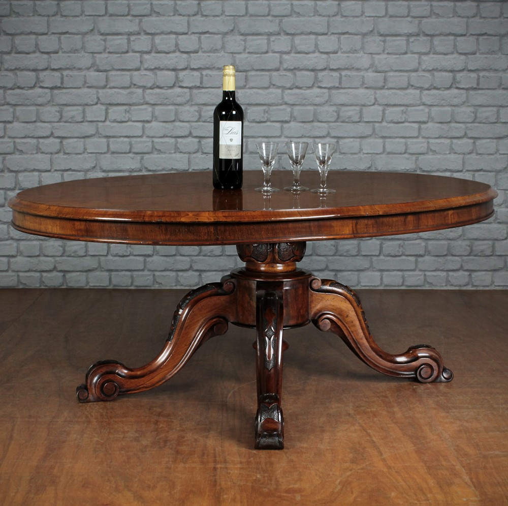 Burr Walnut Coffee Table c.1860. 