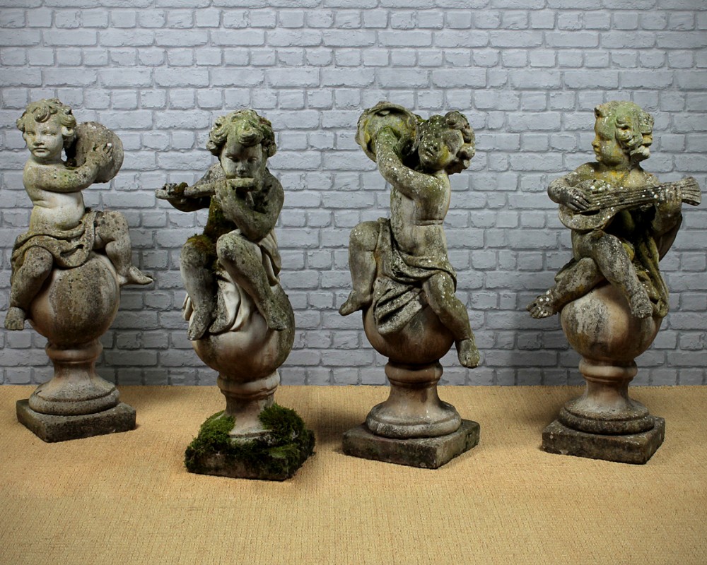 Quartet of Garden Cherubs c.1930.