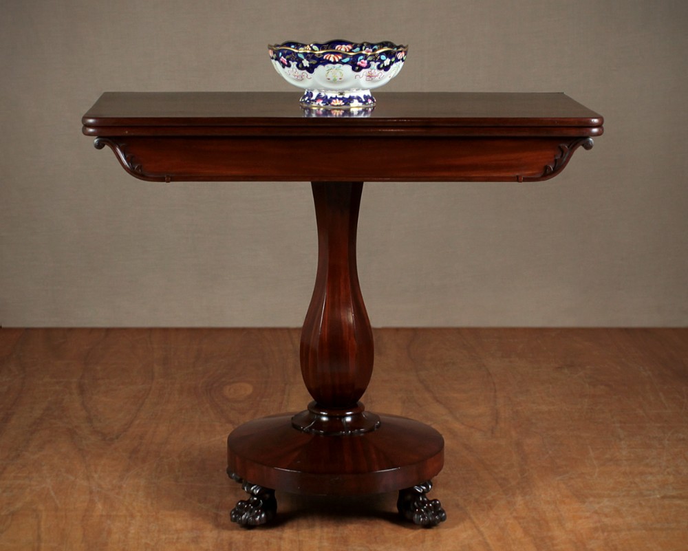 Early 19th.c. Mahogany Fold Over Table c.1835.
