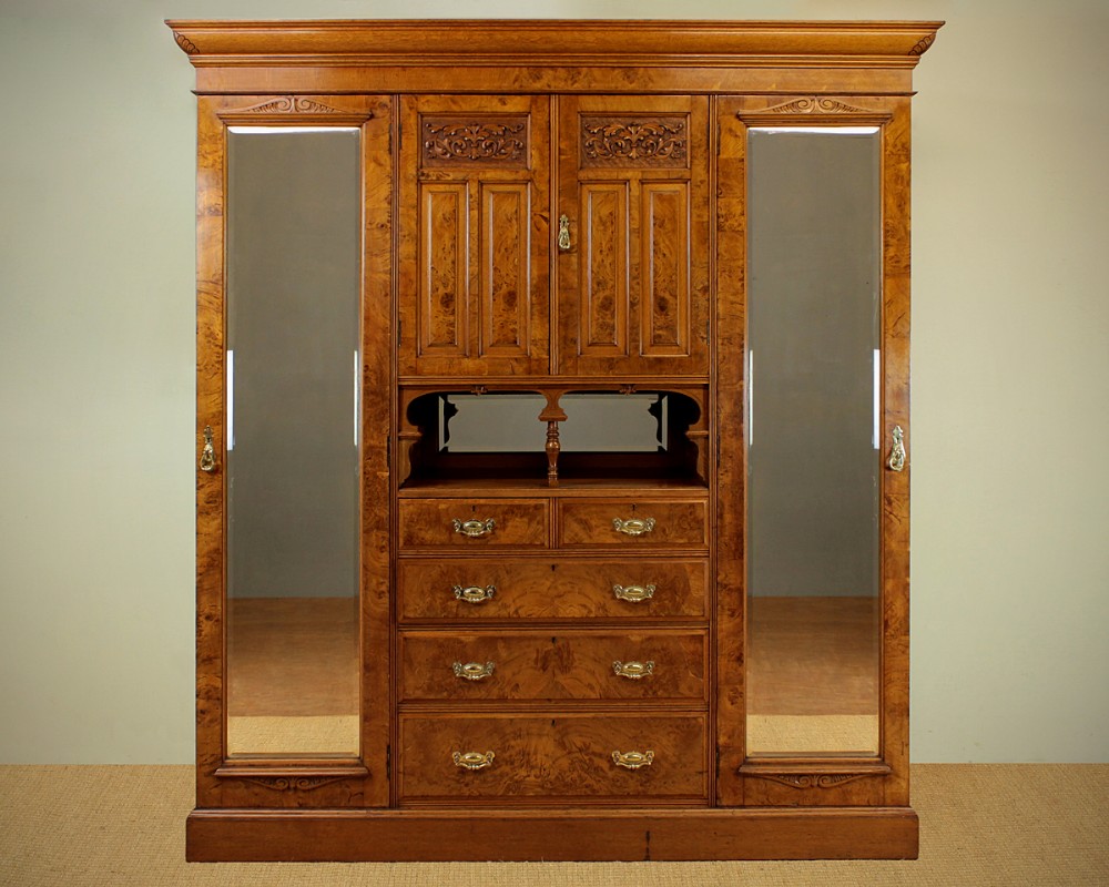 Pollard Oak Wardrobe c.1880.